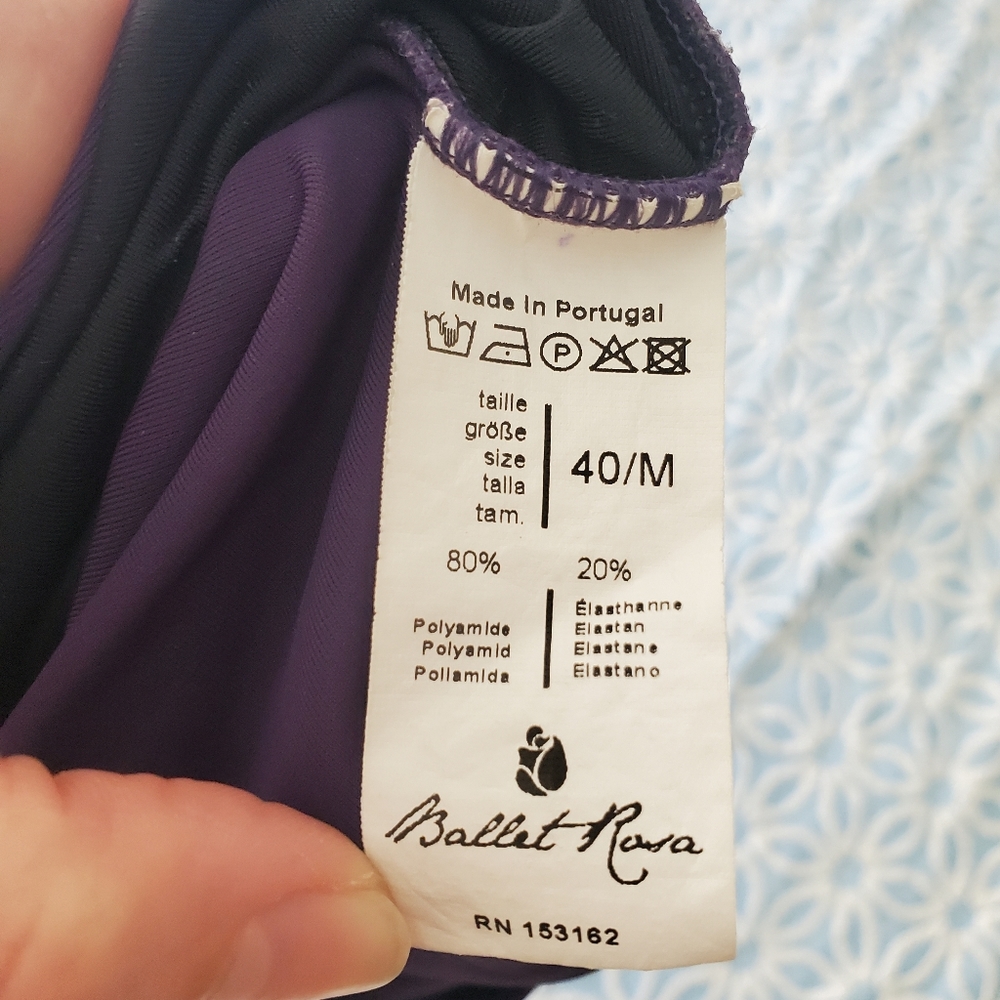 Ballet Rosa High Neck Leotard - Picture 4 of 4